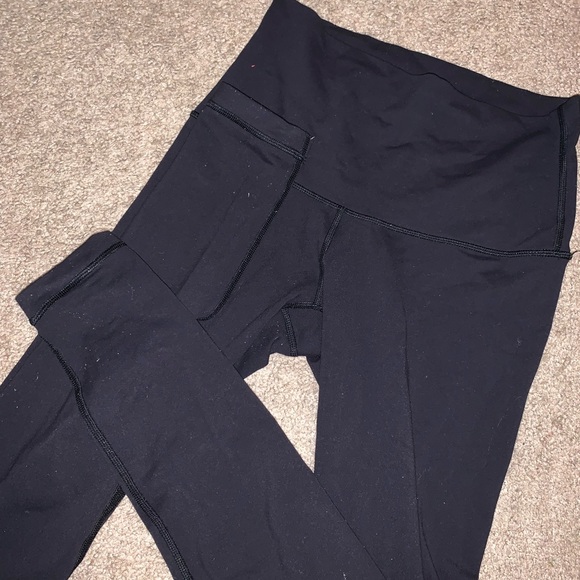 lululemon athletica Pants - BLACK WUNDER UNDER HIGH WAISTED LULULEMON LEGGINGS